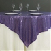 72"x72" Grand Duchess Sequin Table Overlays - Purple
