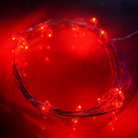 7.5 FT 20 LED Fushia String Light Lamp Fairy Home Outdoor Wedding Party