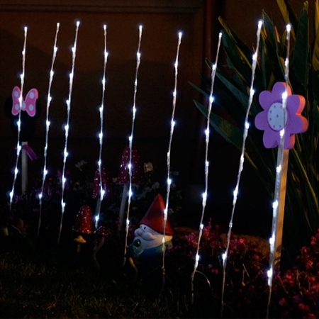 Solar Powered Garden LED Light Set of 4