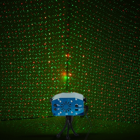 Dazzling Star Pattern Portable Disco Stage Mini Laser Lights with Tripod