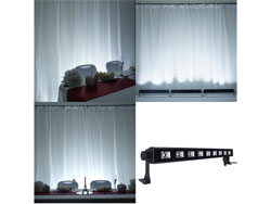 27 Watt White Super Bright 9 LED Wall Washer Backdrop Lighting Spotlight Fixture Bar