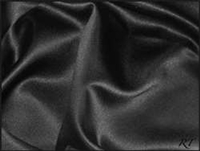 13”x108” Matte Satin / Lamour Table Runner - Black (4 Pack)