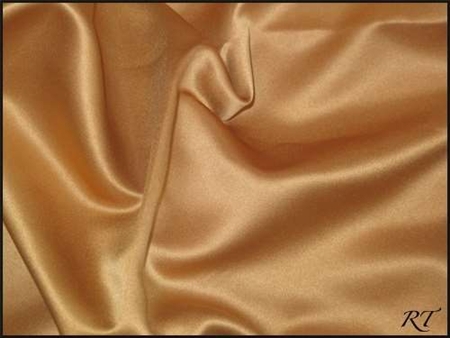13”x108” Matte Satin / Lamour Table Runner - Antique Gold (4 Pack)