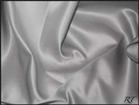 60"X120" Rectangular Matte Satin / Lamour Table Cloths - Silver