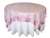 Embroidered Overlays - 72" - Pink