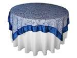 Embroidered Overlays - 72" - Royal Blue