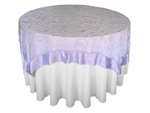Embroidered Overlays - 85" - Lavender