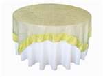 Embroidered Overlays - 85" - Yellow