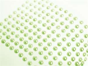 ENDLESS PEARLS: Stick On-Pearls - Apple Green 1056pcs