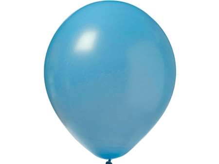 12" Metallic blue Balloons 25pk