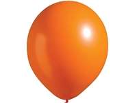 12" Metallic Orange Balloons 25pk