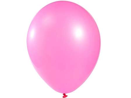 12" Metallic Pink Balloons 25pk