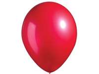 12" Metallic Red Balloons 25pk