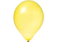 12" Metallic Yellow Balloons 25pk