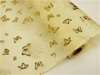 BUTTERFLY EXPLOSION Non-Woven Fabric Bolt Gold/Ivory 19"x10Yards