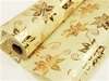 Poinsettia-Style Non-Woven Fabric Bolt Gold/Ivory 19"x10Yards
