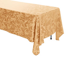72" x 120" Rectangular Premium Melrose Tablecloth