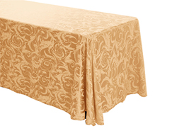 90" x 108" Rectangular Premium Melrose Tablecloth