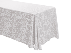 90" x 156" Rectangular Premium Melrose Tablecloth