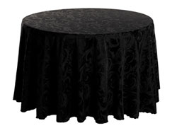 120" Round Premium Melrose Tablecloth