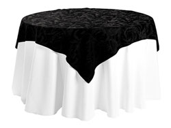 45" x 45" Square Premium Melrose Tablecloth