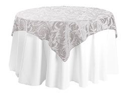 54" x 54" Square Premium Melrose Tablecloth