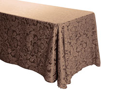 90" x 156" Rectangular Premium Miranda Tablecloth