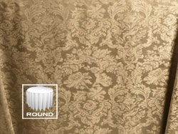 90" Round Premium Miranda Tablecloth