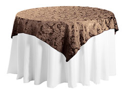 72" x 72" Square Premium Miranda Tablecloth