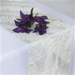 Paradise Forest Taffeta Table Runners – Ivory
