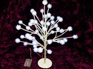 2 x Dandelions LED Tree White