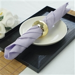 17"x17" Polyester Linen Napkins - 5-Pack - Lavender