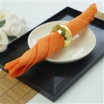 17"x17" Polyester Linen Napkins - 5-Pack - Orange