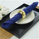 17"x17" Polyester Linen Napkins - 5-Pack - Royal Blue