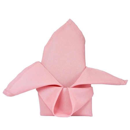 Econoline Polyester Napkins-20"x20" - Rose Quartz