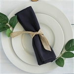 Econoline Polyester Napkins-20"x20" - Charcoal Gray