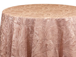 70" Premium Paisley Elegant Lace Round Tablecloth