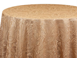 90" Premium Paisley Elegant Lace Round Tablecloth