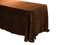 60" X 120" Premium Crush Iridescent Rectangular Tablecloth