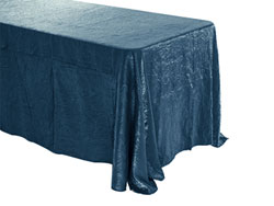 90" X 132" Premium Crush Iridescent Rectangular Tablecloth