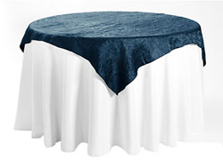 60" X 60" Premium Crush Iridescent Square Tablecloth