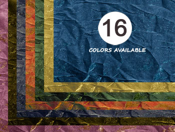 20" X 20" Premium Crush Iridescent Napkin Sample Kit - One of Each Color