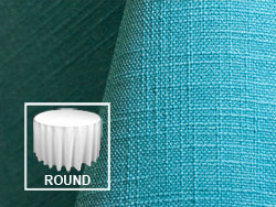 120" Premium Extreme Faux Burlap Round Tablecloth