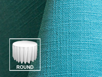 120" Premium Extreme Faux Burlap Round Tablecloth