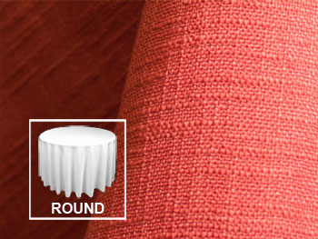 96" Premium Extreme Faux Burlap Round Tablecloth