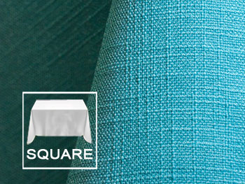 90" X 90" Square Premium Extreme Faux Burlap Tablecloth