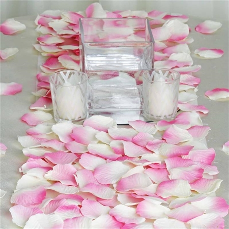 Pink Silk Rose Petals For Table Confetti - 500 PCS