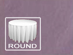 66" Round Premium Heavy Duty Vinyl Tablecloth
