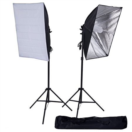 700W Photography Softbox Lighting Kit Photo Equipment Soft Studio Light kit - 27 x 20"