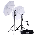 600 Watt Professional Photography Photo Video Portrait Studio Kit in White